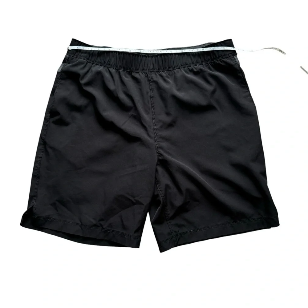 Speedo Swim Trunks Mens Medium Black Mesh Lined Board Shorts